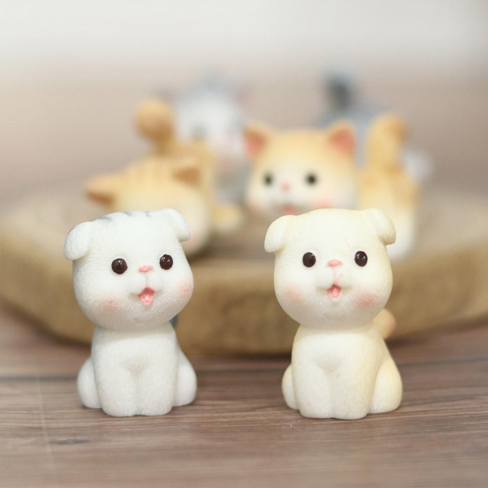 Cartoon Naughty Kitten Fairy Garden DIY Home Decoration Small Statue Miniatures Ornament Figurines