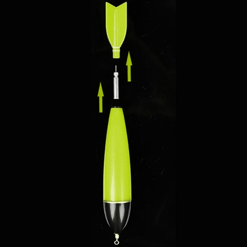 2 Stück Schwimmbojen Angelpose Nachtbeleuchtung Angelpose Licht Leuchtender Lichtstab für Angelleuchten Leuchtende Schwimmer