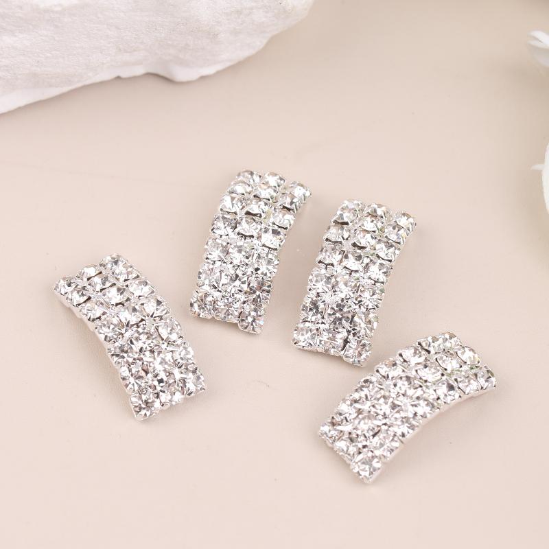 5/10Pcs 20*9Mm Multi Drainage Diamond Buckle Clothing Headwear Diy Decortion Accessories
