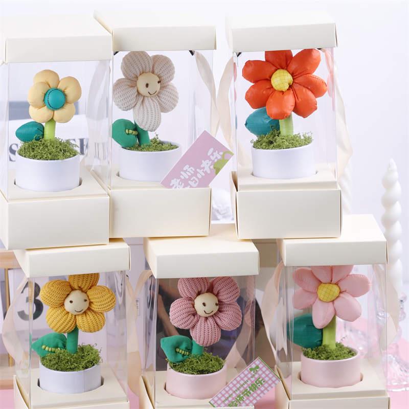 Handmade Sunflower Bouquet for Teacher s Day - Cloth Simulated Flowers