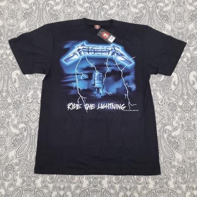 Metallica Ride The Lightning Kapela Tričko Grafická Potlač Nové