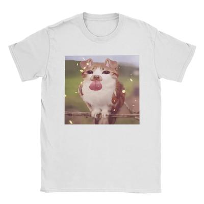 Novelty Pet Cat Funny Memes Printed TShirt Men Women Crew Neck Cotton T Shirt Short Sleeve Unisex Fashion Tee Gift Idea Clothes