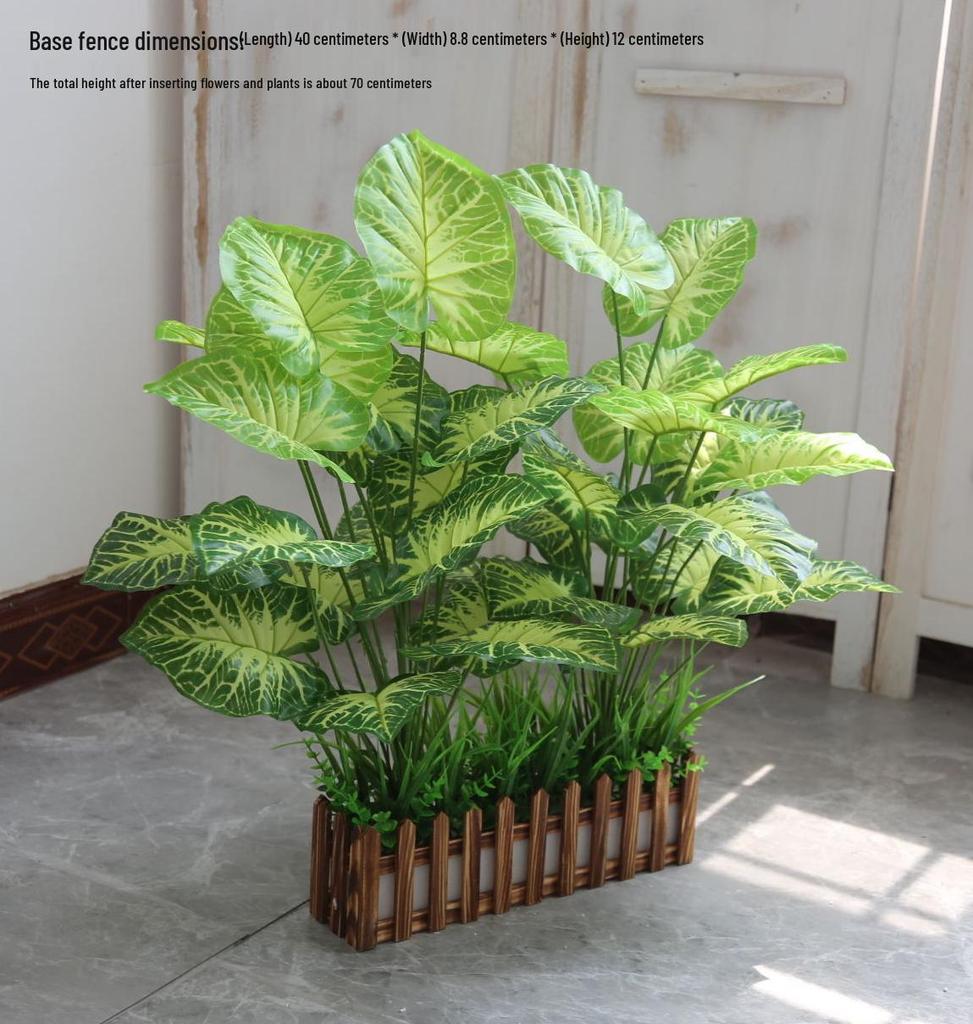 Large Floor-Standing Artificial Plants and Floral Bonsai for Corridor or Restaurant Décor