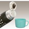 Thermos Vacuum Insulated 2-Way Bottle FFR-1004WF D-BL Dot Blue 1.0L 1000 Ml