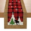 Christmas Printed Table Flag Linen Decorative Kitchen Table Small Tablecloth Festive Tablecloth