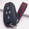 Housse en Silicone pour Clé de Voiture pour Peugeot 3008 5008 2008 308 508 Citroen C4 C5 C6 C3 Aircross C4 Picasso avec Porte-clés Coque de Clé Accessoire