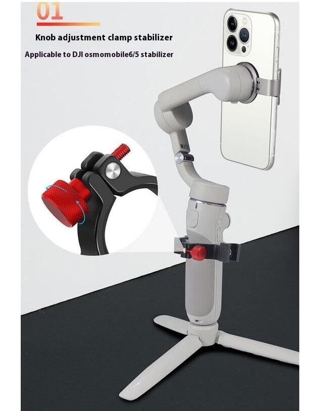 DJI Osmo Mobile Mobile 7 Compatible Extension Bracket Hot Shoe Adapter Shoe Bracket Connectable Fill Light Microphone 6/ Pro/7/OM 5/
