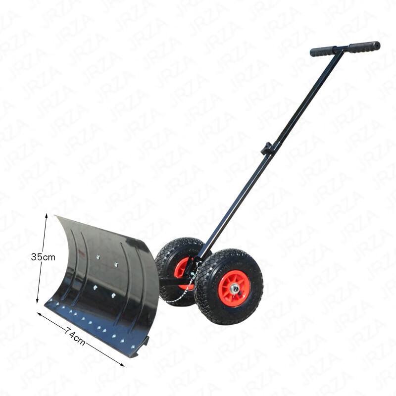 Wheeled Snow Pusher Shovel