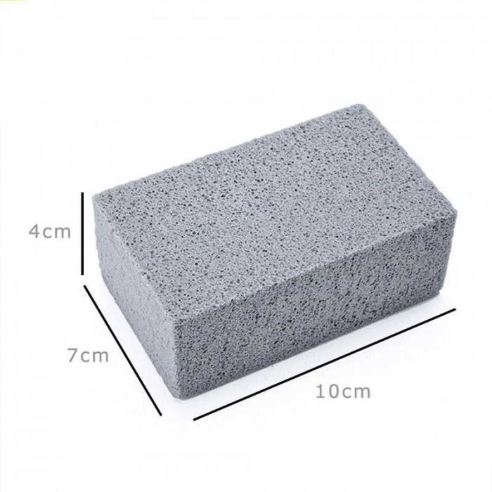 Pierre Ponce Abrasive - SHOP-STORY - BLOCK GRILL - Nettoyage Facile - Gris - Cuisine et Barbecue