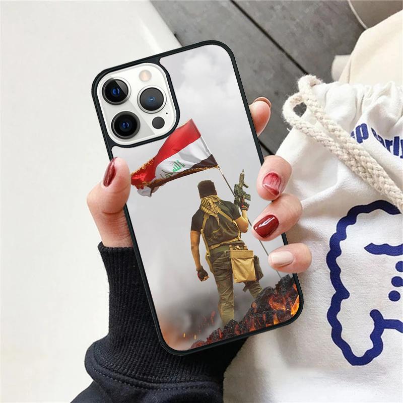 Iraqi Iraq Flag Phone Case For iPhone 17 Air 15 16 Cover 11 13 14 Pro Max 12 Plus Max Fundas