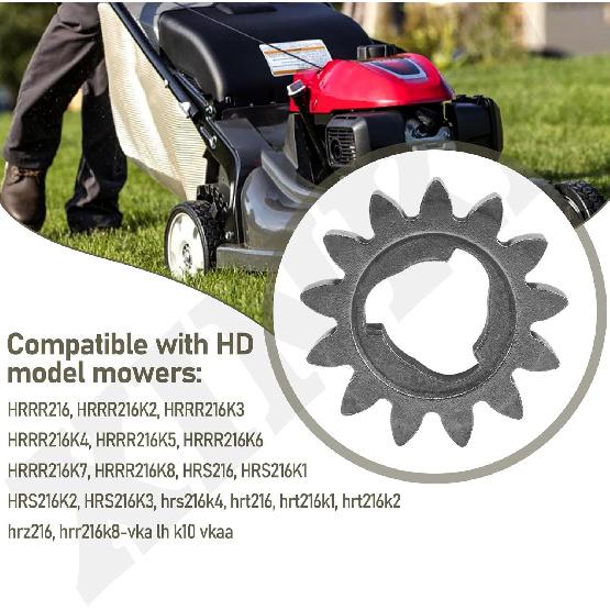 42940-VG3-B01 42930-VG3-B01 Left & Right Rear Adjusting Arm and 42661-VE2-800 12 Tooth Drive Wheel Gears Kit Compatible with HD HRR216 HRS216 K1-K8