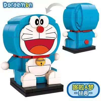 Doraemon Nobita Cartoon Micro Particle Building Blocks Anime Figure Assembly Toy for Kids Gift