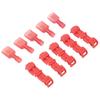 Splice Wire Connector Terminals PVC+brass Lawn Mower Wire 25 Set 25*Male Spade Boundary Cable Connector Docking For Robot