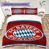 Set Copripiumino Trapuntato con Fantasia FC Bayern Monaco Copripiumino Federa Decorazione per la Casa Regalo di Compleanno (1 * copripiumino + 2 * federe senza imbottitura)45