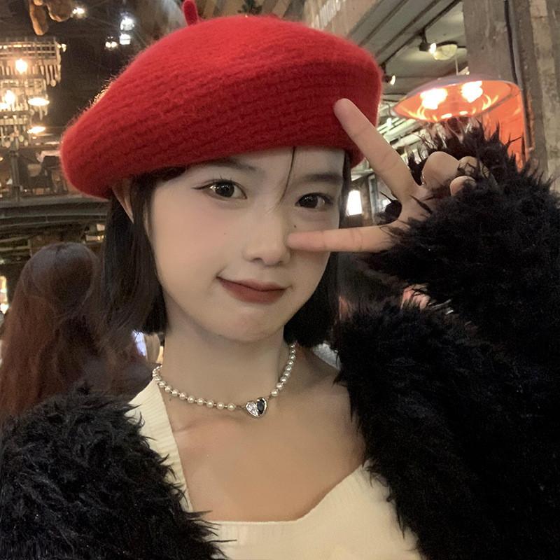 Beret Wool Highquality For Women In Multiple Colors Stylish And Warm Winter For