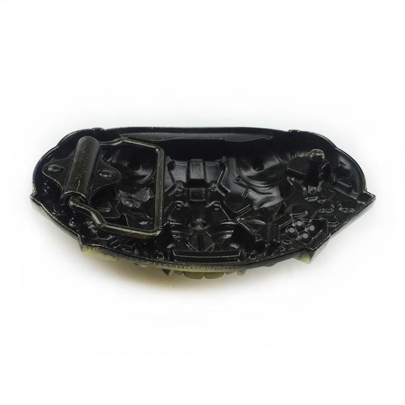 Trendy Ethnic Style Smooth Buckle Cowhide Belt
