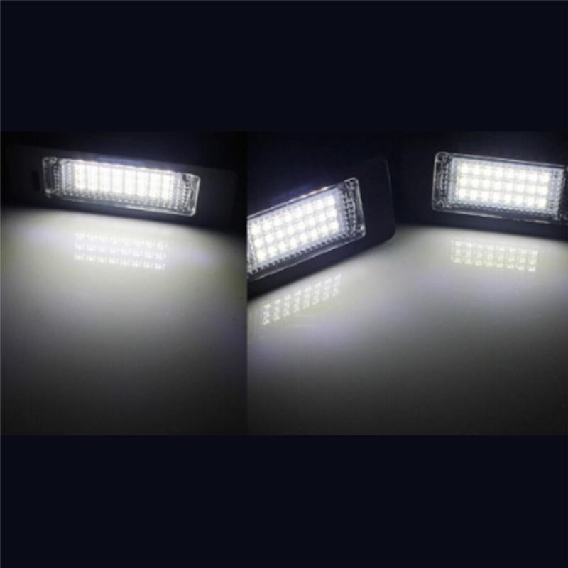 Car LED Rear License Plate Light Bulb 63267165646 63267193293 For BMW 1 3 5 Series E82 E90 E91 E60 X5 E70 X6 E71