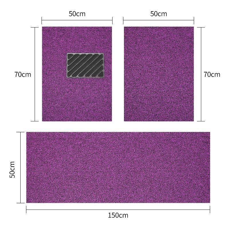 Auto Car Floor Mat Car E with Floor Mat Wire Ring Neutral Can Be Cut by Self-Cutting Single Main and Co-Pilot Car Floor Mat-