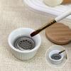 Nail Brushes Washing Cup With Lid Mesh Easy Cleaning Portable Ceramics Nail Art Cup Layers Washer For Nail Art Sequins