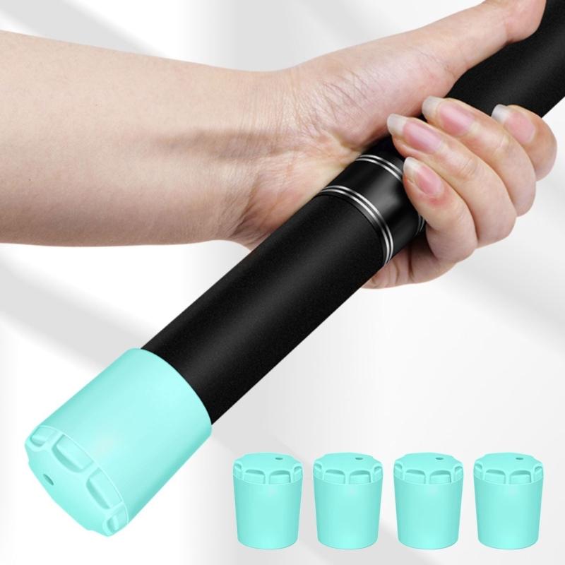 4pc Silicone Fishing Rod End Protector Caps Fishing Rod Tail Protector Butt Cushion Universal Handle End Protective Cover
