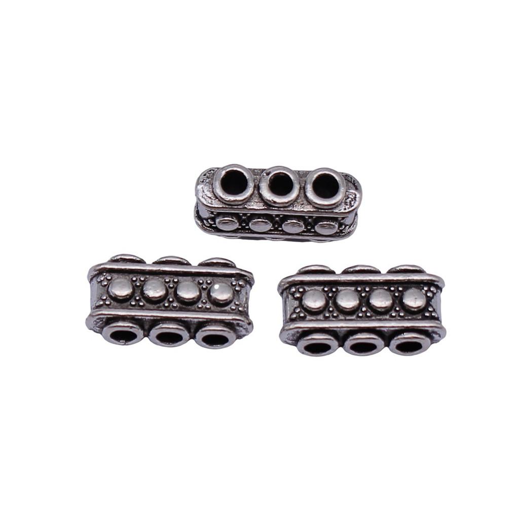 Multi Hole Tube Beads Spacer Antique Style Links For Multi Strand Bracelets