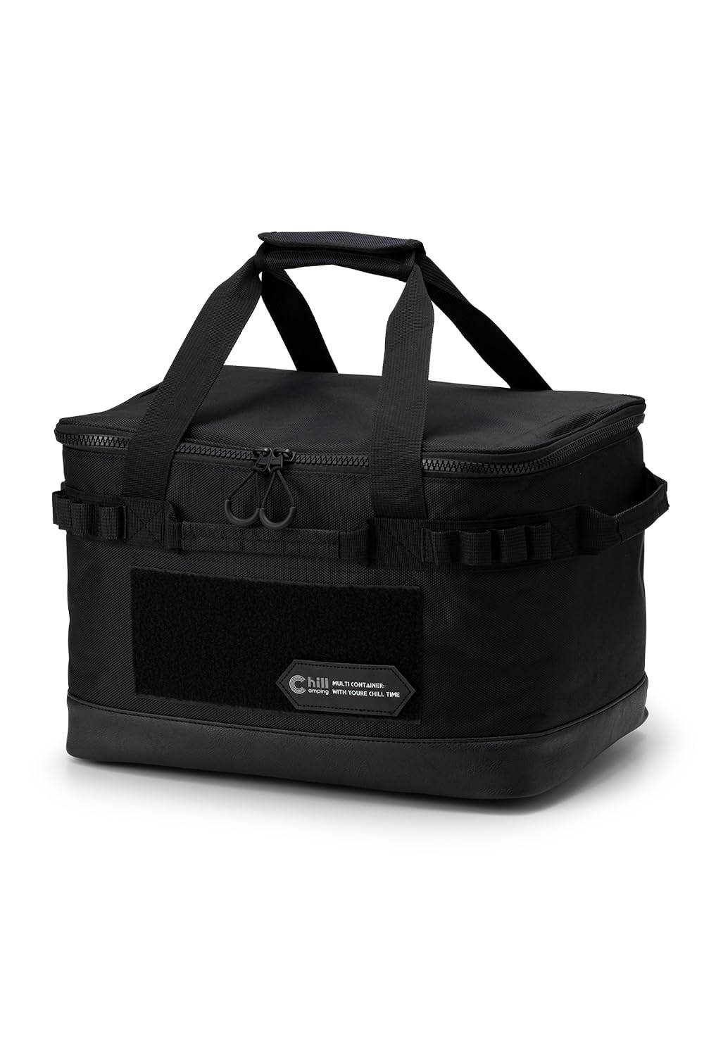 

ChillCamping Camping Storage Box, Container Box, Toolbox, Outdoor, Large Capacity (Black, Medium)