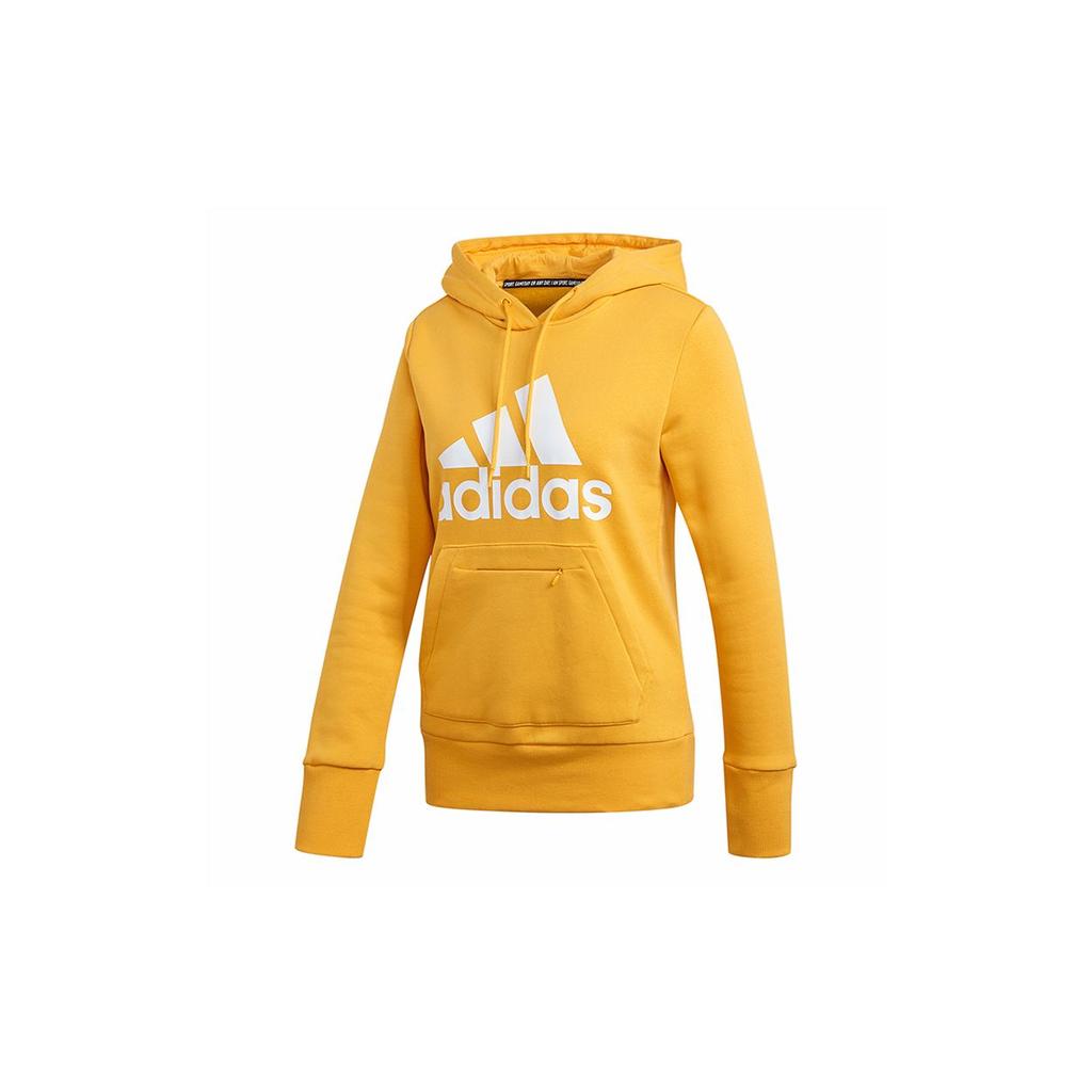 Adidas W Bos Oh Hd Letter Print Casual Hoodie Women Hoodies Yellow GC6927