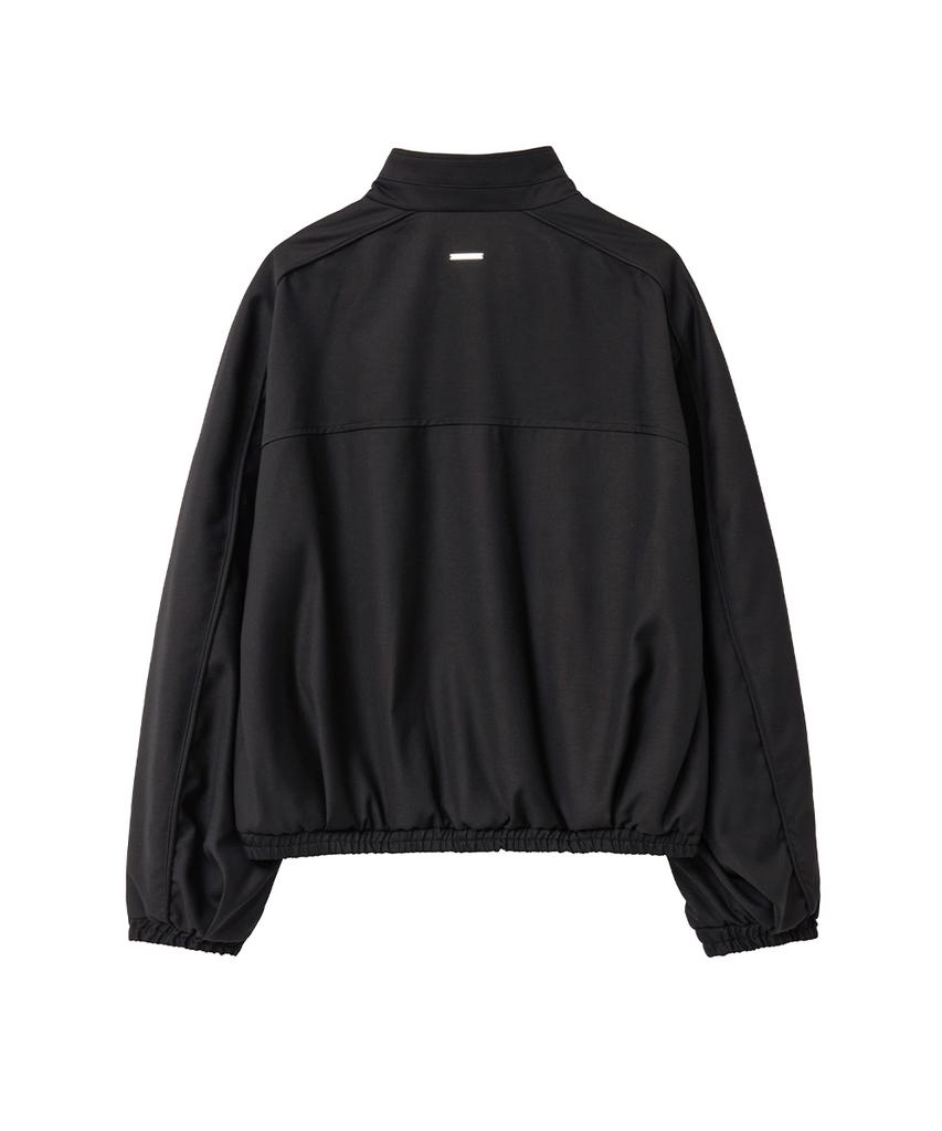 Misekiseoul Men Side Panel Track Jacket Black