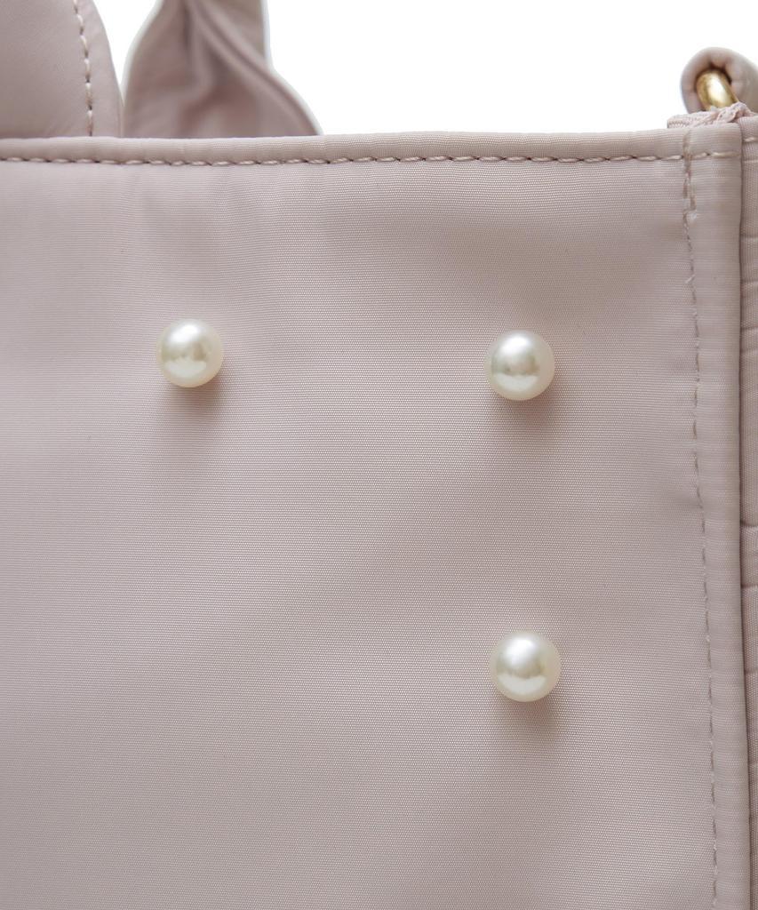 Maison de Fleur Pearl 2-Way Tote Bag, Women's, 8A43F0J9800, Grayish Pink