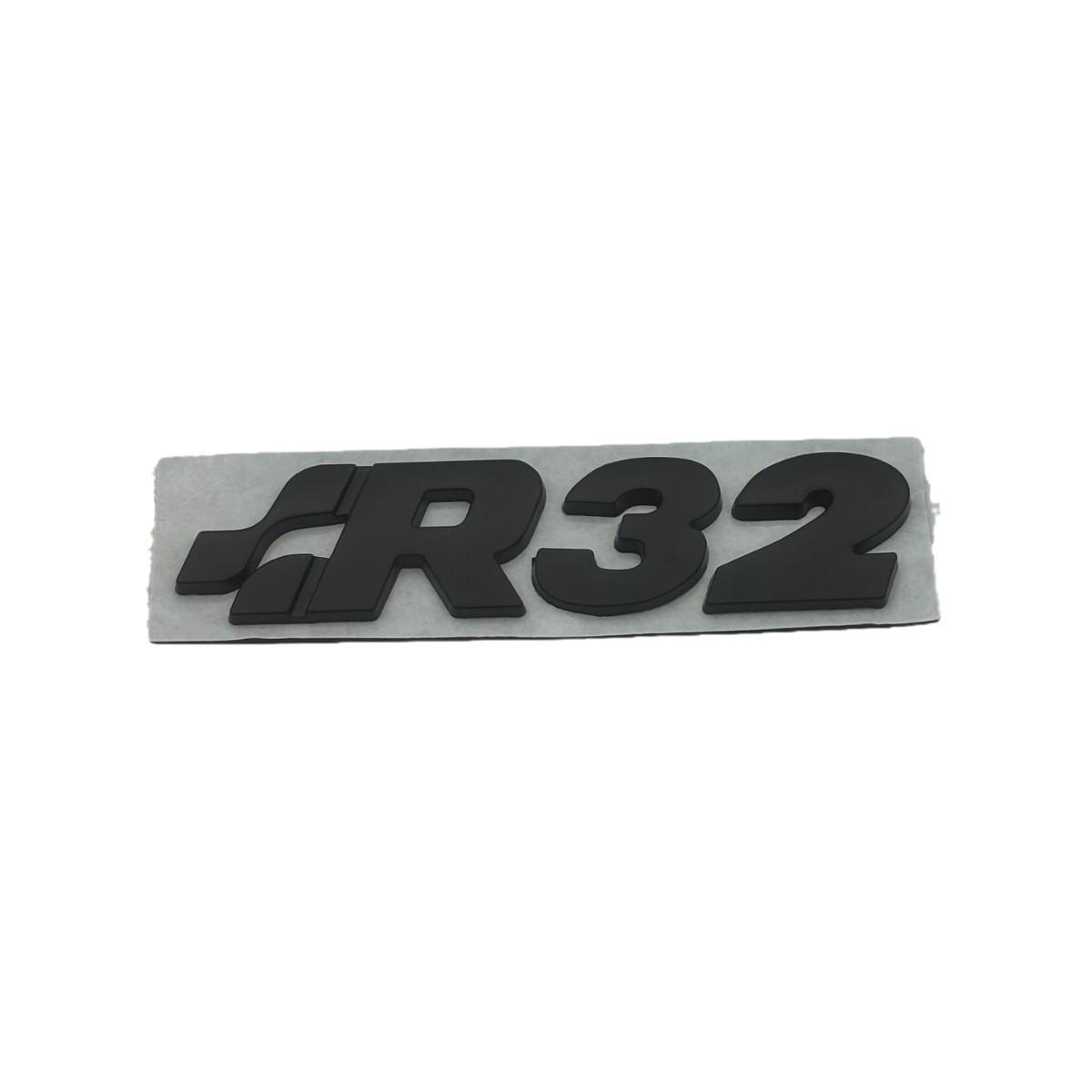 

Volkswagen Bora Golf R32 Metal Car Logo Tail Sticker - Modified Car Body Emblem чёрный