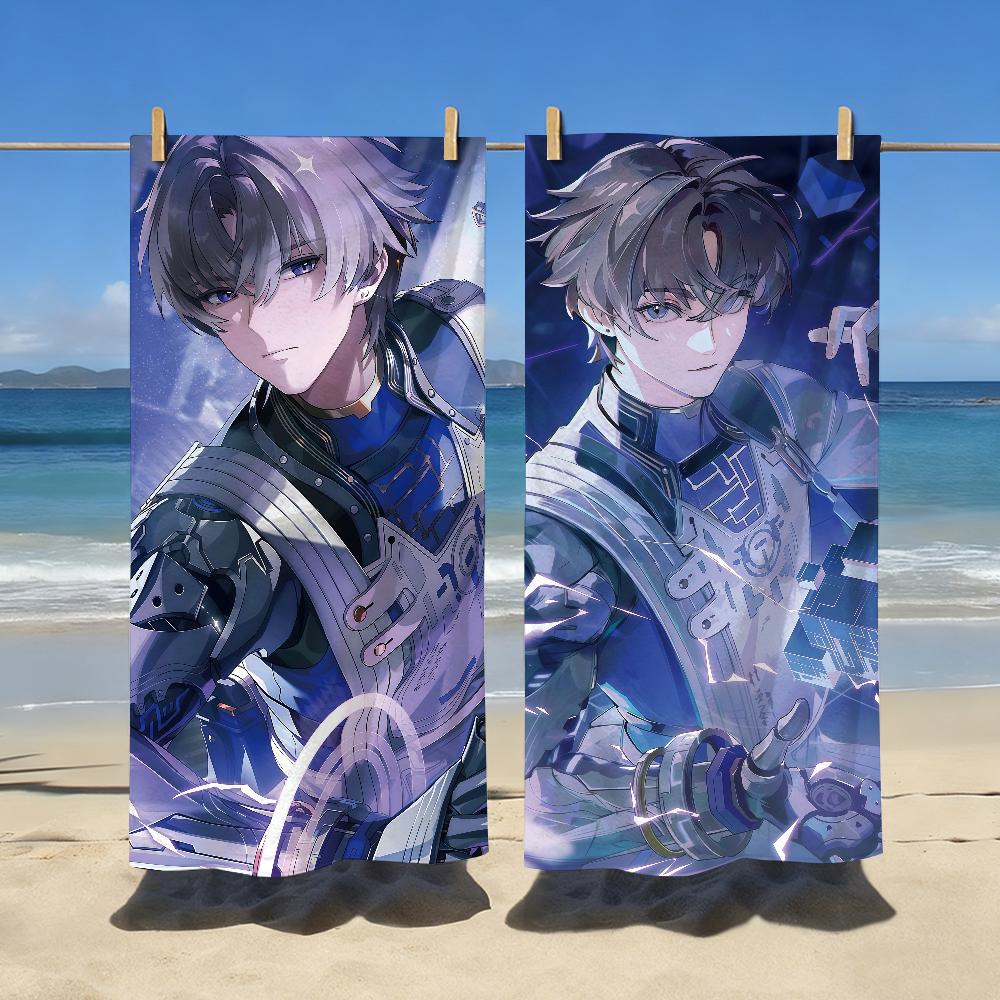 Game Xiangli Yao Wuthering Waves Towel Sports Quick Dry Travel Camping Gear Sandproof Soft Light Large Beach Towel