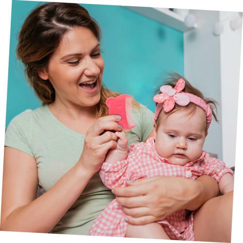 JOINPAYA 2-Piece Baby Comb, Cute Hair Comb, Baby Shampoo Brush, Toddler Comb, Baby Hair Brush, Fine Hair Comb, Toddler Hair Comb, Newborn Hair Brush,