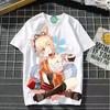 Genshin Impact Cosplay Game Manga T-shirt Shirt Undershirt Undershirt Polyester
