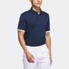 Adidas Logo Short Sleeve Polo Shirt Men tops Navy-Blue HS1134