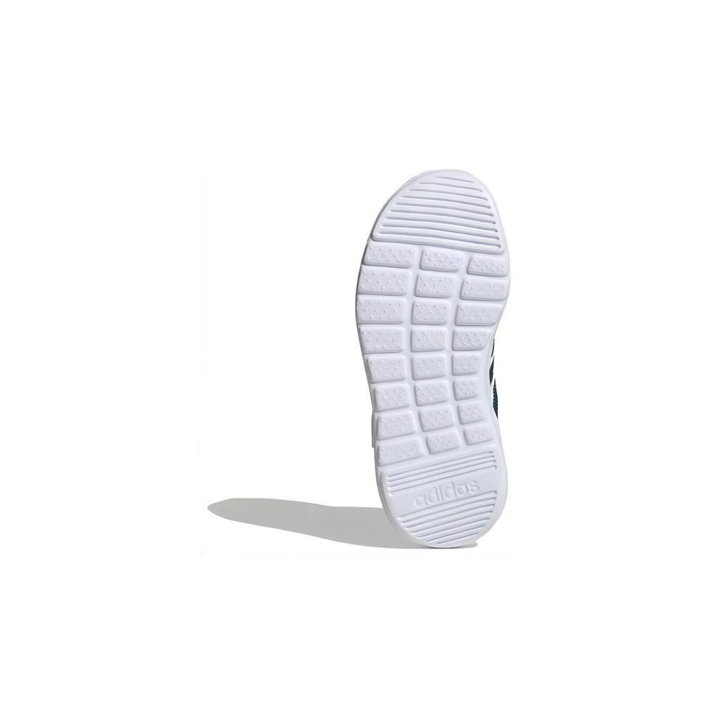 adidas Lite Racer 3.0 Hook & Loop K White Collegiate Green Kids Sneakers Footwear-White Grey-Two ID8489
