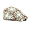 Spring Summer Plaid Beret Women British Peaked Cap Retro Progressive Cap Men Paintsman Cap