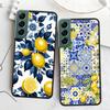 Mediterranes Zitronen Handyhülle Für Samsung Galaxy S22 S25 Ultra S21 S10 Plus S26 Edge S20 S23 S24 FE Cover Silikon Weich TPU