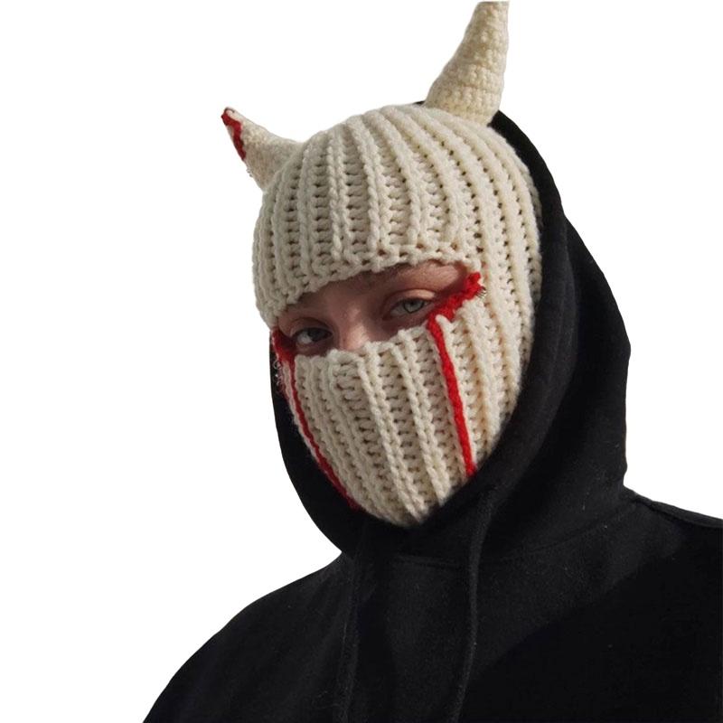 Knitted Hat For Halloween Party Funny And Quirky Costume Hat For Adults And Kids Breathable Warm And Windproof