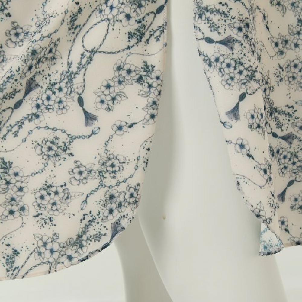 Wacoal Women S 30d Flower Print Gown [wgn2503b]