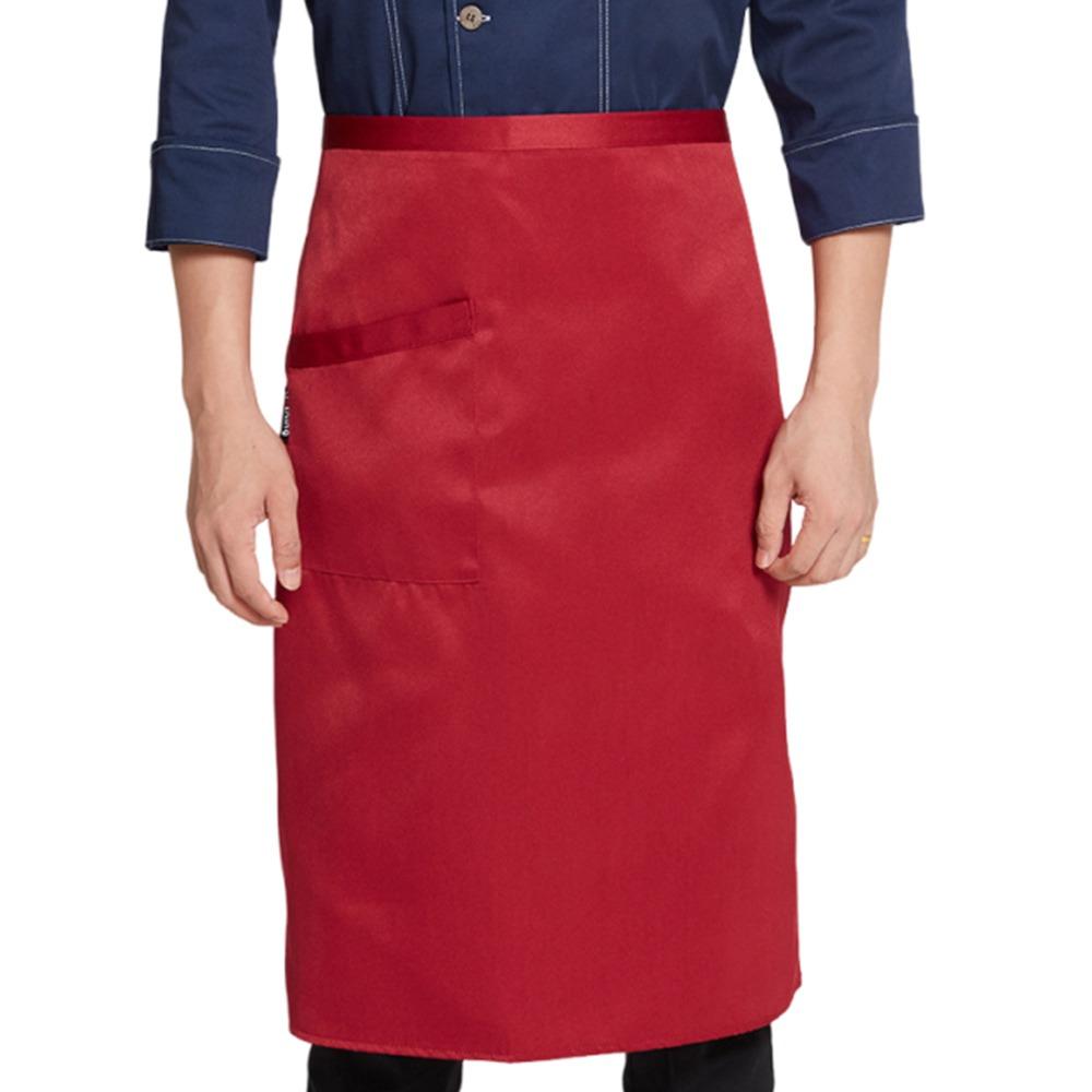 Unisex Waist Apron Black Short Half Waist Apron Fashion Short Apron  Chef