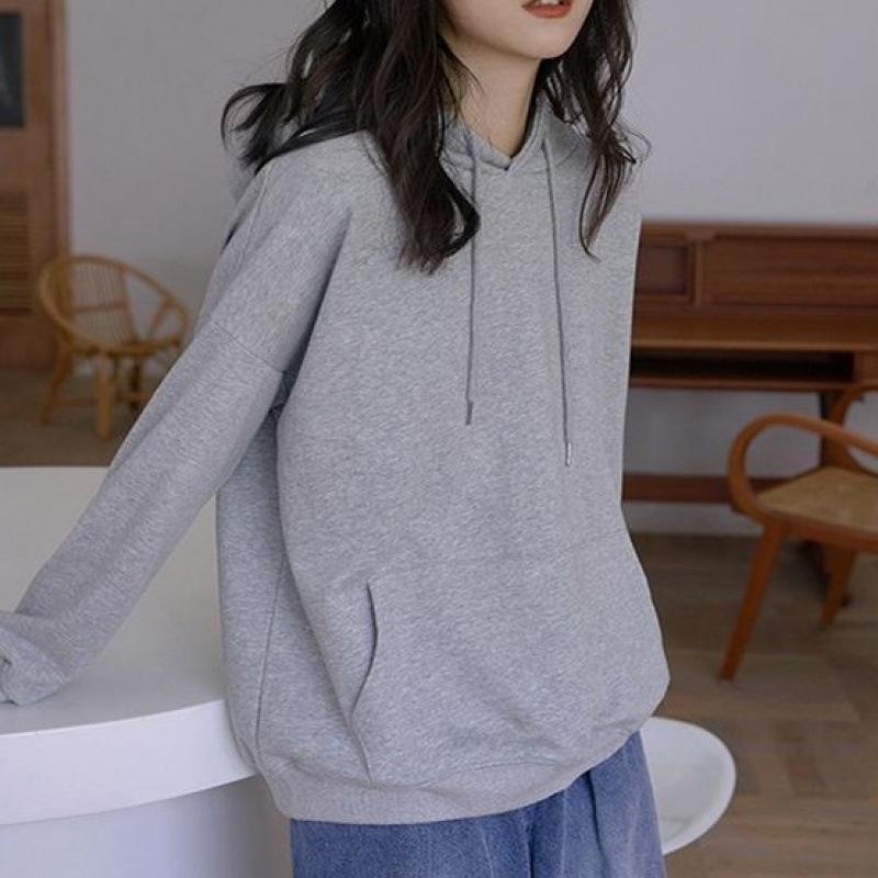 Spring and Autumn New Korean Style Loose Hooded Sweatshirt Women's Hoodie Women's Long Sleeve Pullover Jacket Top Women's Autumn Clothes