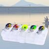 5Pcs Walleye Lures Swimbait Fishing Tackle Fishing Lures Wobbler 4.3g 5.3cm Baits Carp Trout Crankbaits with Hook