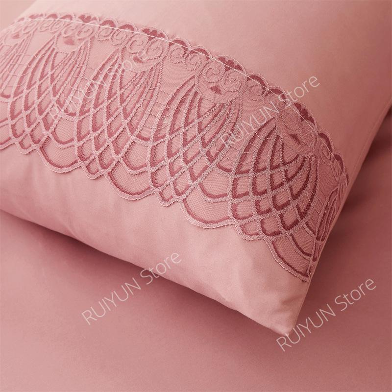 Two Layers Lace Bed Skirt Bed Cover Bed Skirt Bedsheet Non-slip Mattress Cover Home Bedspread Mattress Protector Bedroom Decor