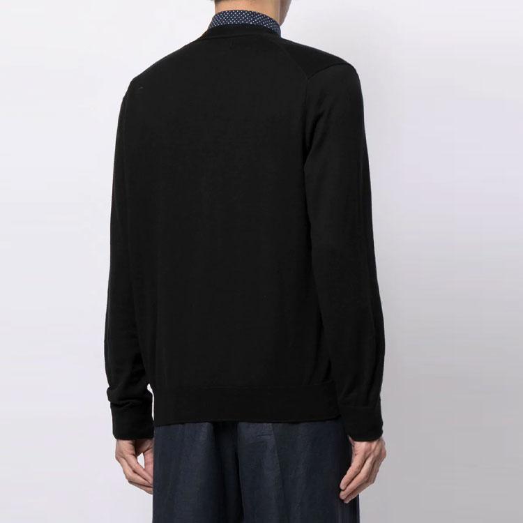 Polo Ralph Lauren FW20 Pony Embroidered V-Neck Knit Cardigan Men cardigans Black 710744676-002