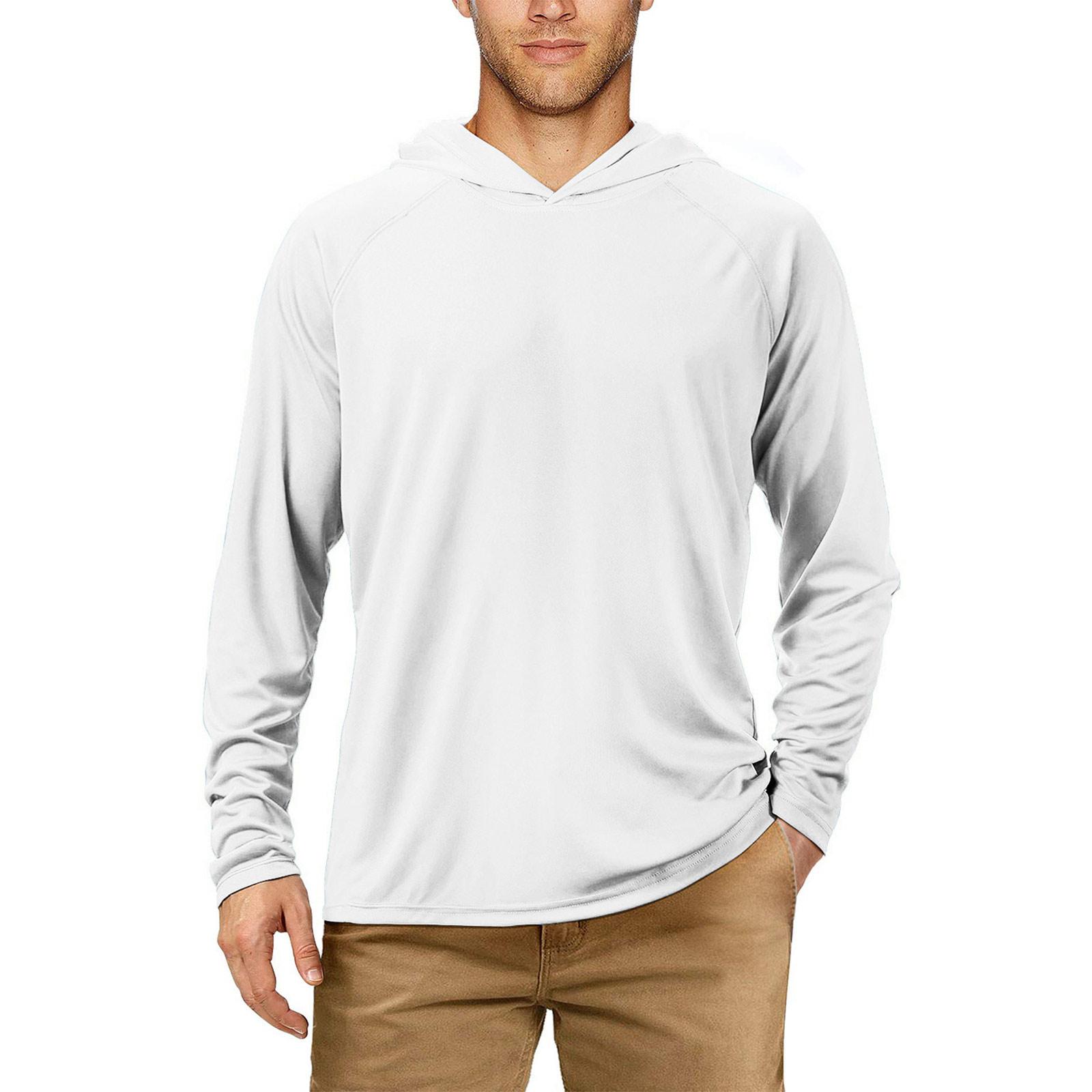 

Мужская куртка-ветровка с капюшоном для активного отдыха, походов и альпинизма, рыболовный костюм, быстросохнущий топ XL белый