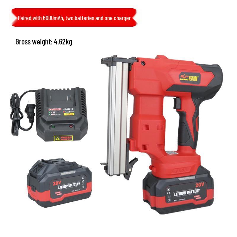Gaobao Rechargeable Brushless Lithium Battery 1022J Brad Nailer - Electric Nail Gun for Woodworking and Furniture