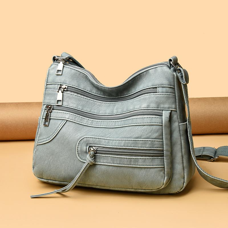 Mother Bag Women's Crossbody Bag Soft Leather Large Capacity Shoulder Bag