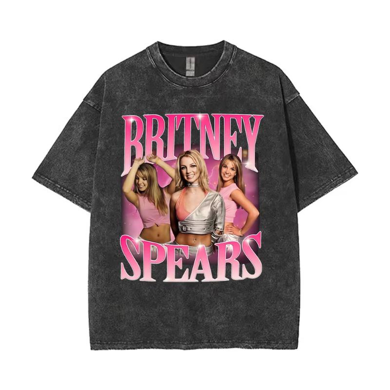 

Make America Great Again Paris Hilton Britney Spears Lindsay Lohan Vintage Washed Tshirt Unisex Women Casual Oversized T Shirts XL