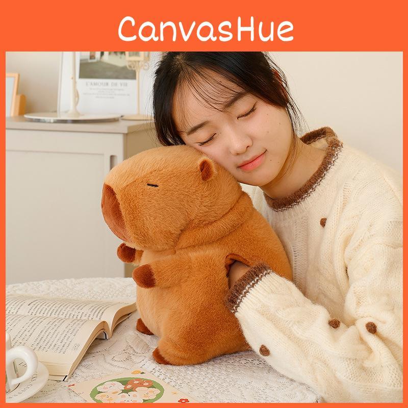 Warmer Hand Winter Pillow Capybara Plush Toy Cute Cartoon Girl Birthday Gift