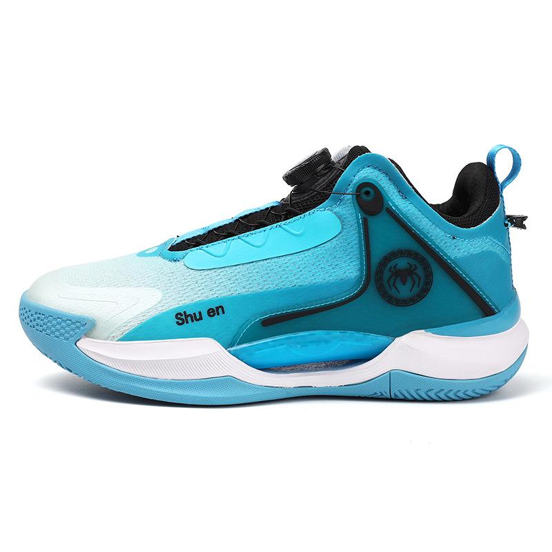 

Running shoes Men s spring ultra-light shock absorption racing shoes Teen students rotating buttons Professional actual combat shoes 45